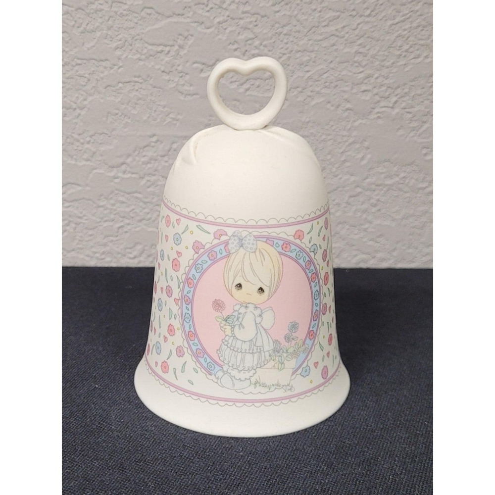Enesco Precious Moments Bell So Glad I Picked You As A Friend #237027 (1990)